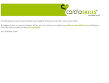 Tablet Screenshot of cardioskills.com